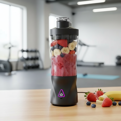 Unleash Freshness Anywhere with the Electric Portable Juicer - 700ML USB Rechargeable Smoothie Blender for Active Lifestyles
