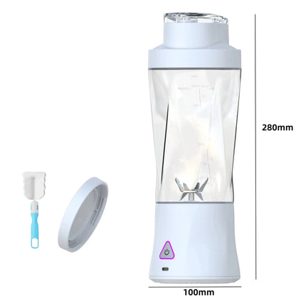 Unleash Freshness Anywhere with the Electric Portable Juicer - 700ML USB Rechargeable Smoothie Blender for Active Lifestyles