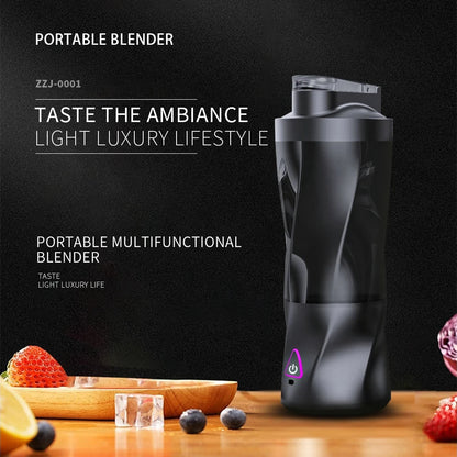 Unleash Freshness Anywhere with the Electric Portable Juicer - 700ML USB Rechargeable Smoothie Blender for Active Lifestyles
